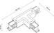 T-подібний з&rsquo;єднувач TK Lighting TRACER 3557, 3 контури, чорний, лівий LEFT-1 33143 фото 2