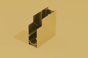 Комплектуюче для трекової системи Azzardo ALFA TRACK MAGNETIC52 CORNER90 B ANODISED GOLD AZ6367 AZ6367 фото