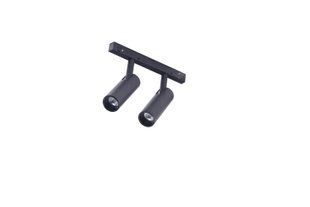 Трековий світильник Azzardo ALFA NIKO 2 TRACK MAGNETIC 2LINE 2X7W CCT SWITCH DIMM BK AZ6252 AZ6252 фото