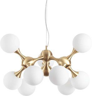 Люстра декоративна Ideal lux 241036 Nodi SP9 Ottone Satinato 20349 фото