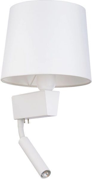Бра с лампой для чтения Nowodvorski 8216 CHILLIN WHITE II WH PL 25999 фото