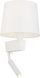 Бра с лампой для чтения Nowodvorski 8216 CHILLIN WHITE II WH PL 25999 фото 2