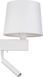 Бра с лампой для чтения Nowodvorski 8216 CHILLIN WHITE II WH PL 25999 фото 1