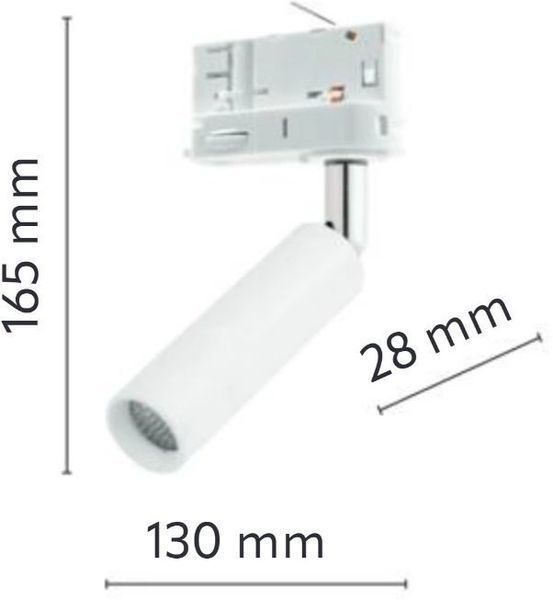 Трековый светильник TK Lighting TRACER LAGOS 4846, 3 контура, белый, G9 28051 фото
