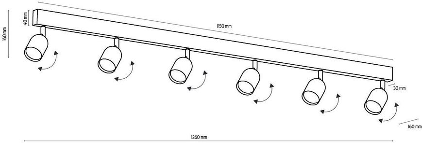 Спот-система TK LIGHTING 1026 24651 фото