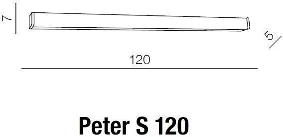 Светильник для ванной Azzardo Peter S 120 LIN-3001-120-CH (AZ2087) 17902 фото