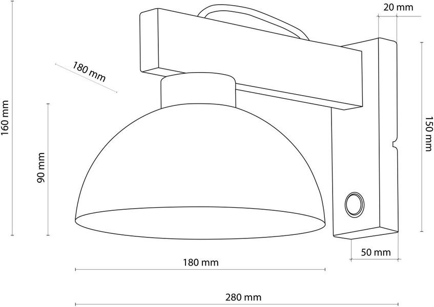 Бра декоративное TK LIGHTING 4961 OSLO 33352 фото