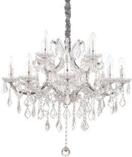 Хрустальная люстра Ideal lux Napoleon SP12 Cromo (167251) 18535 фото