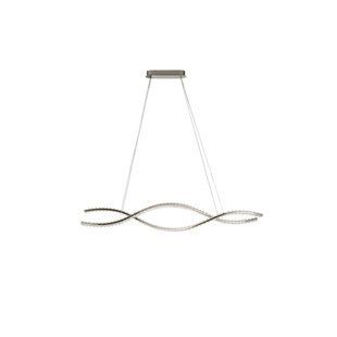 Кришталева люстра Azzardo SPARK WAVES PENDANT 120 CCT DIMM CH + REMOTE CONTROL AZ6562 AZ6562 фото