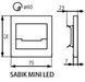 Вбудована підсвітка Kanlux 23109 Sabik Mini LED WW 19654 фото 2