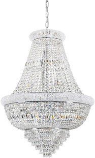Кришталева люстра Ideal lux 243597 Dubai SP24 Crome 20357 фото