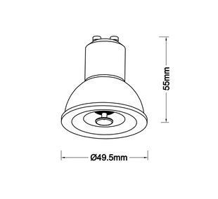 Лампа Azzardo AZZARDO LAMPA LED 7W GU10 4000K EARTHY AZ6387 AZ6387 фото