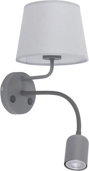 Бра з лампою для читання TK lighting 2536 Maja Gray 16711 фото