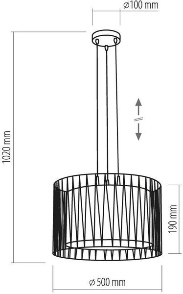 Люстра TK lighting 1655 Harmony Black 16661 фото