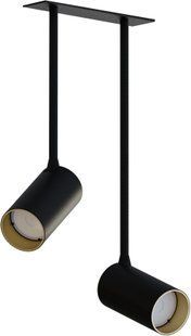 Люстра сучасна Nowodvorski 7680 MONO SURFACE LONG II BLACK/GOLD PL 26212 фото