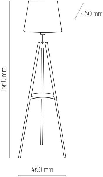 Торшер зі столиком TK Lighting VAIO NATURE 5185 28186 фото