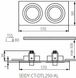Точковий врізний світильник Kanlux Seidy CT-DTL250-AL (18282) 16486 фото 2
