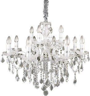 Хрустальная люстра Ideal lux Florian SP12 (035604) 16214 фото