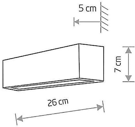 Декоративна підсвітка Nowodvorski 6350 STRAIGHT WALL GRAPHITE 10264 фото