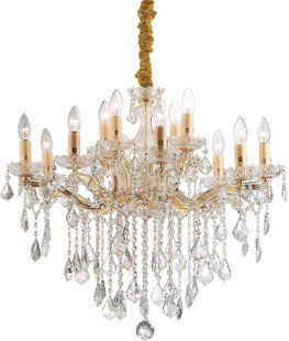 Хрустальная люстра Ideal lux Florian SP12 (035611) 16215 фото