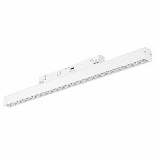 Трековий світильник Azzardo ALFA KIRA TRACK MAGNETIC 2LINE 24W CCT SWITCH DIMM WH AZ6503 AZ6503 фото
