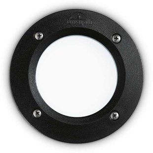 Вбудований вуличний світильник Ideal lux LETI ROUND FI1 NERO (096551) 16518 фото