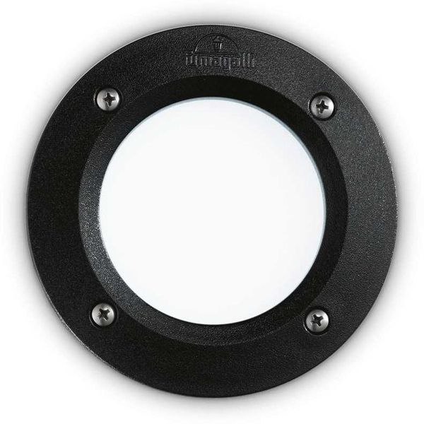 Вбудований вуличний світильник Ideal lux LETI ROUND FI1 NERO (096551) 16518 фото