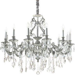Хрустальная люстра Ideal lux Gioconda SP12 Argento (164953) 18522 фото