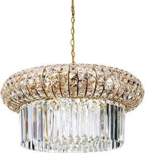 Кришталева люстра Ideal lux 237794 Nabucco SP12 Oro 20337 фото