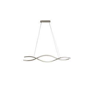 Кришталева люстра Azzardo SPARK WAVES PENDANT 150 CCT DIMM CH + REMOTE CONTROL AZ6564 AZ6564 фото