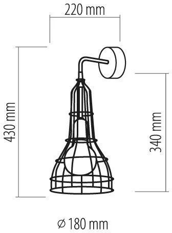 Бра декоративное TK lighting 2210 Long 16687 фото