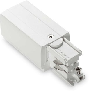 Елемент трекової системи Ideal lux Link Trimless Mains Connector Left White (169583) 18823 фото