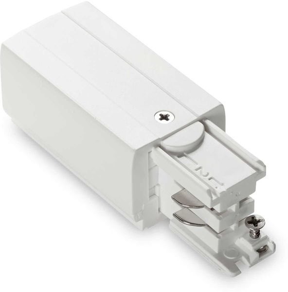 Элемент трековой системы Ideal lux Link Trimless Mains Connector Left White (169583) 18823 фото