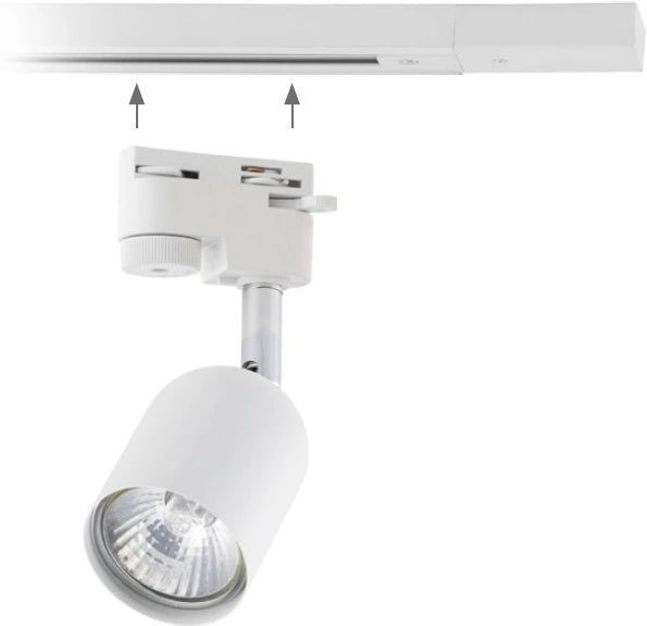 Трековий світильник TK Lighting TRACER 4496, 1 контур, білий 24473 фото