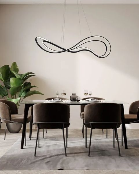 Линейный подвесной светильник Azzardo TWIST PENDANT 3-STEP DIMM BK AZ5733 AZ5733 фото
