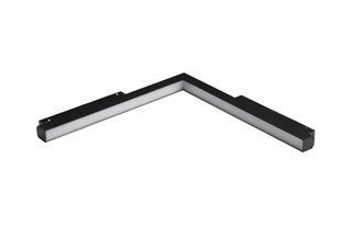 Трековий світильник Azzardo ALFA SAGA II TRACK MAGNETIC CORNER B 25W CCT BLUETOOTH BK AZ5515 AZ5515 фото