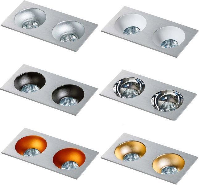 Точковий врізний світильник Azzardo Hugo 2 Downlight GM2203-ALU (AZ1737) 17776 фото