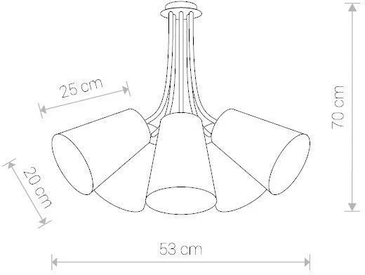 Люстра Nowodvorski 9278 Flex Shade 10177 фото