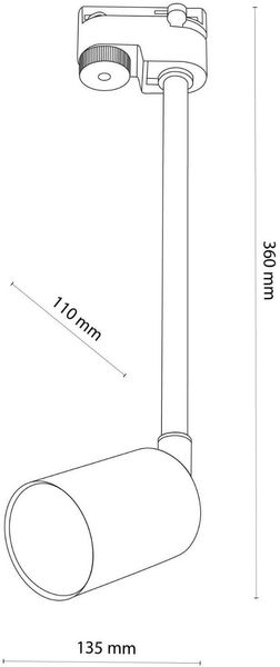 Трековый светильник TK LIGHTING 4932 TRACER 33328 фото