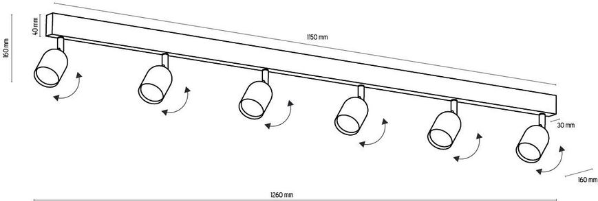 Спот-система TK LIGHTING 1022 24478 фото