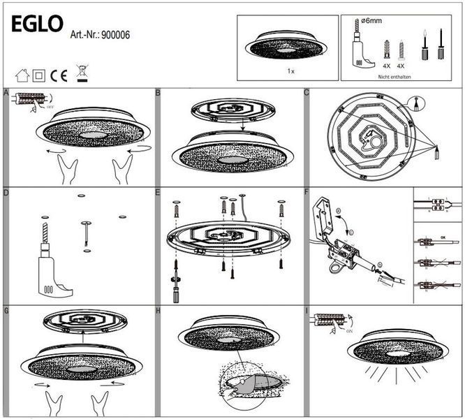 Потолочный светильник Eglo 900006 LANCIANO-Z 31679 фото