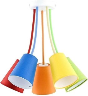 Детская люстра TK LIGHTING 2107 Wire Colour 16680 фото