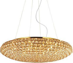 Хрустальная люстра Ideal lux King SP12 Oro (088020) 16431 фото