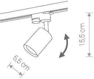 Трековый светильник Nowodvorski 9321 Profile Eye Spot 10181 фото