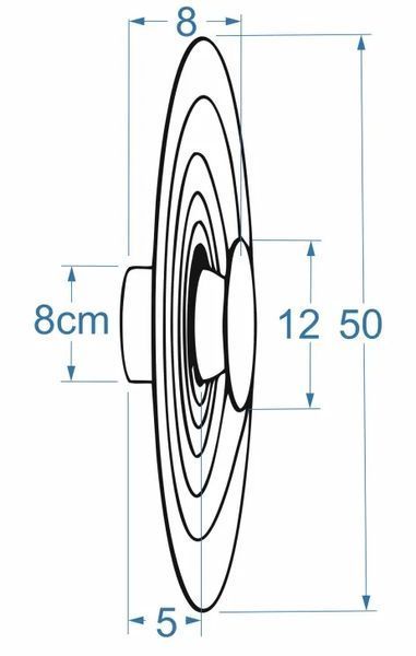Бра декоративное Azzardo RIPPLE WALL 50 WH AZ7291 AZ7291 фото