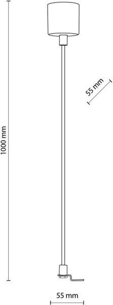 Кабель питания TK Lighting TRACER 5303, 1 контур, белый 33389 фото