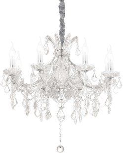Хрустальная люстра Ideal lux Napoleon SP8 Cromo (167244) 18539 фото