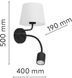 Бра с лампой для чтения TK Lighting MAJA NATURE 6446 28089 фото 2