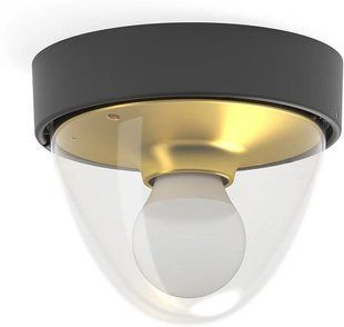 Уличный потолочный светильник Nowodvorski 7975 NOOK BLACK/GOLD SENSOR PL 26490 фото