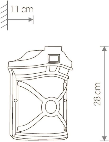 Настенный уличный светильник Nowodvorski 4687 Don 10140 фото